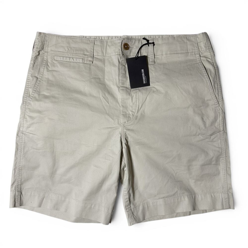 Buck Mason Oyster Carry-On Short Mens Size 34 Shorts 8in Inseam Cotton NWT